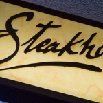 steakhouse 55 sign- Steakhouse is located in the Disneylan Hotel
