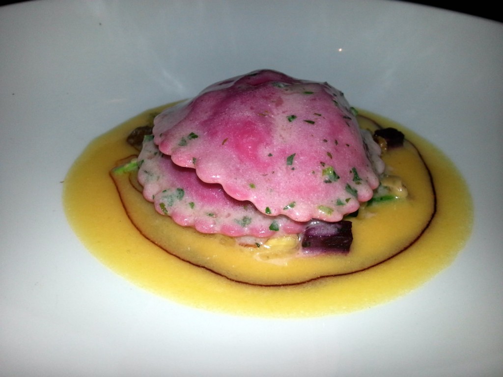 Laura Chenel Goat Cheese Ravioi Ranch appetizer Goat Cheese Ravioli