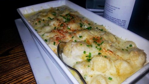 SeaLegs Wine Bar three cheese mac and cheese