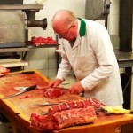 Butchering is a trade craft in the market