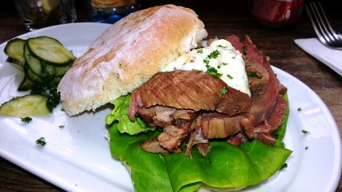 Cork Ireland English Market Farmgate sandhwich full