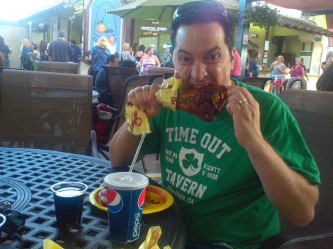 OC Fair 2013 Eating Turkey Leg