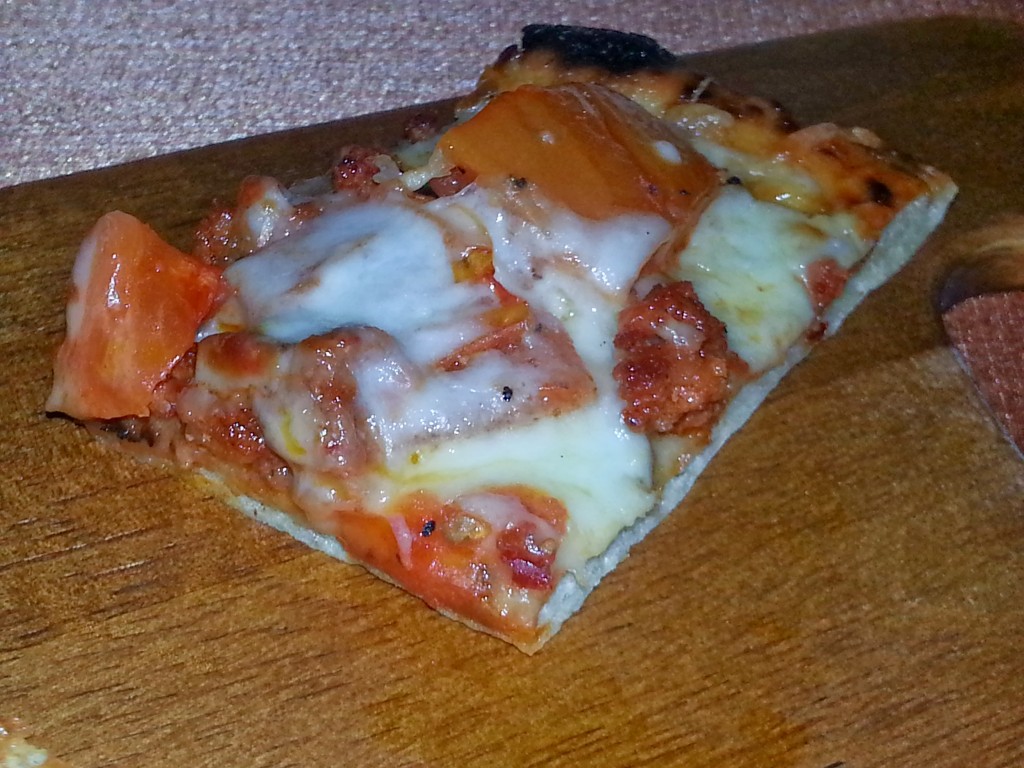 Shades Restaurant Flatbread with local chorizo Shades Restaurant Flatbread with local chorizo